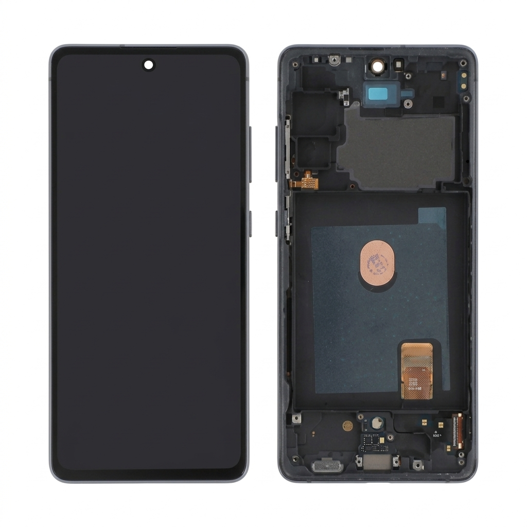 Ecran Complet Bleu Galaxy S20 FE 4G/5G (Avec châssis)