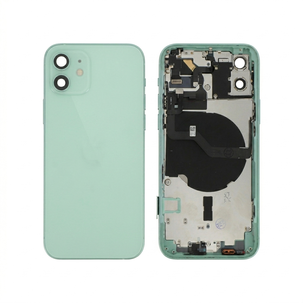 Vitre Arrière Complète Verte iPhone 12 (Sans Logo)