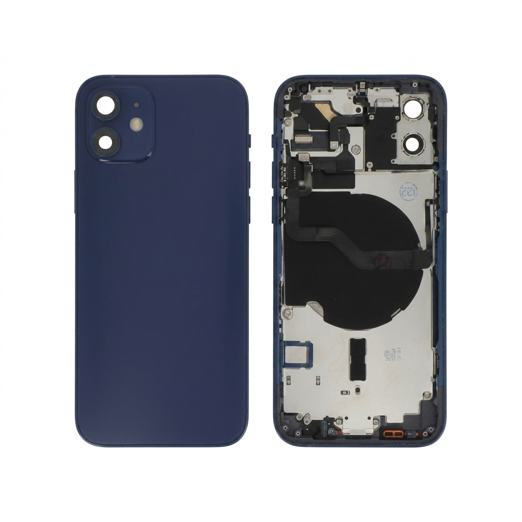 Vitre Arrière Bleue iPhone 12 Mini - Occasion