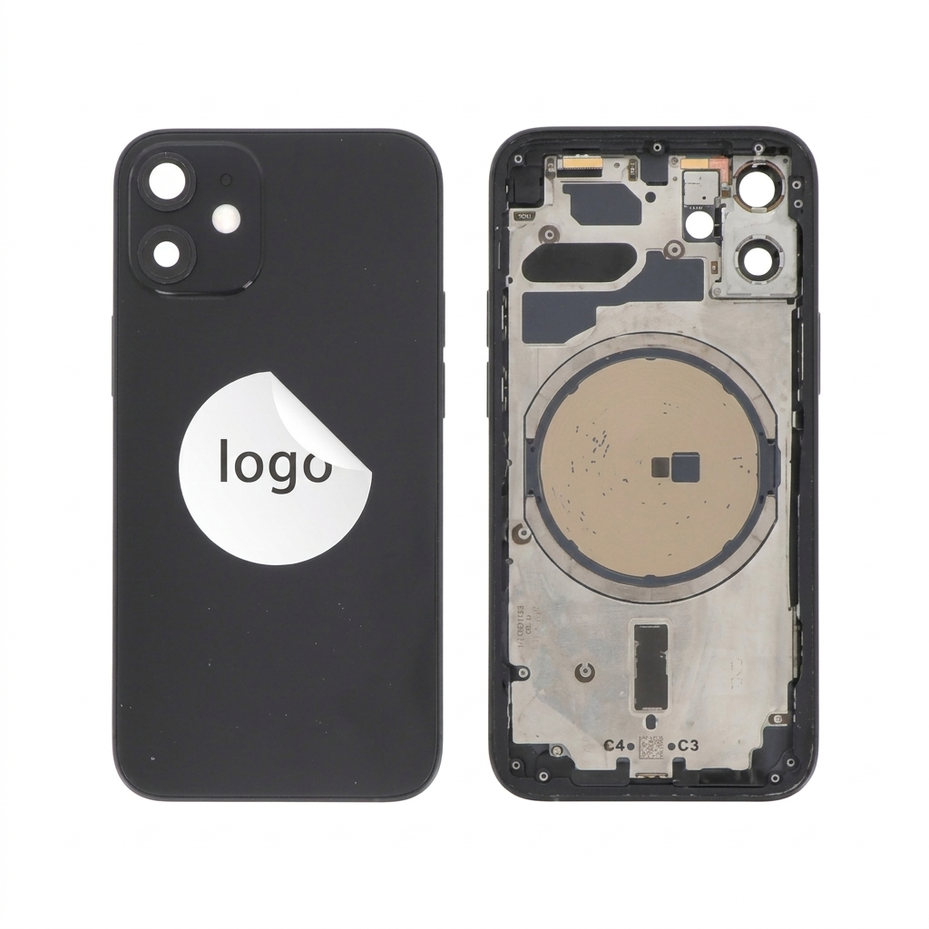 Vitre Arrière Noire iPhone 12 Mini - Occasion