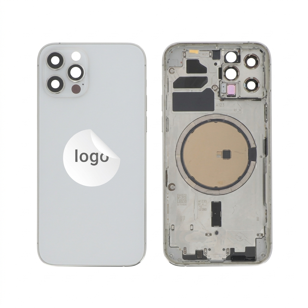 Vitre Arrière Argent iPhone 12 Pro