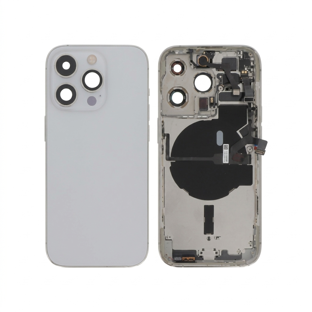 Vitre Arrière Complete Or iPhone 14 Pro Max (Avec MagSafe) Sans Logo