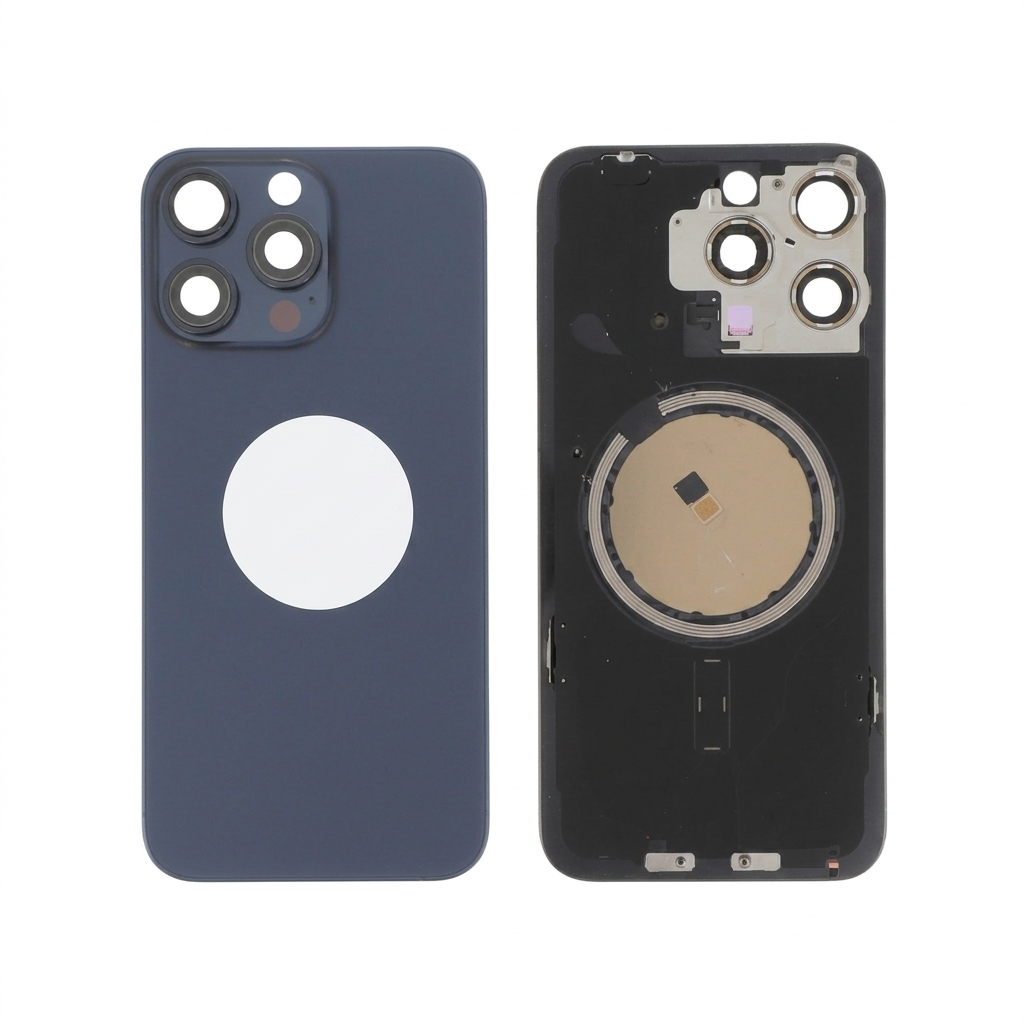 Vitre Arrière Bleue iPhone 15 Pro Max