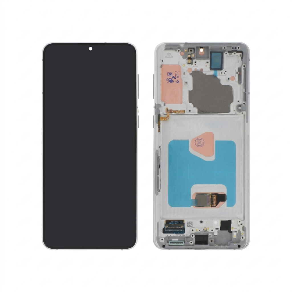 Ecran Complet Argent Galaxy S21+ 5G (G996B) - reconditionné