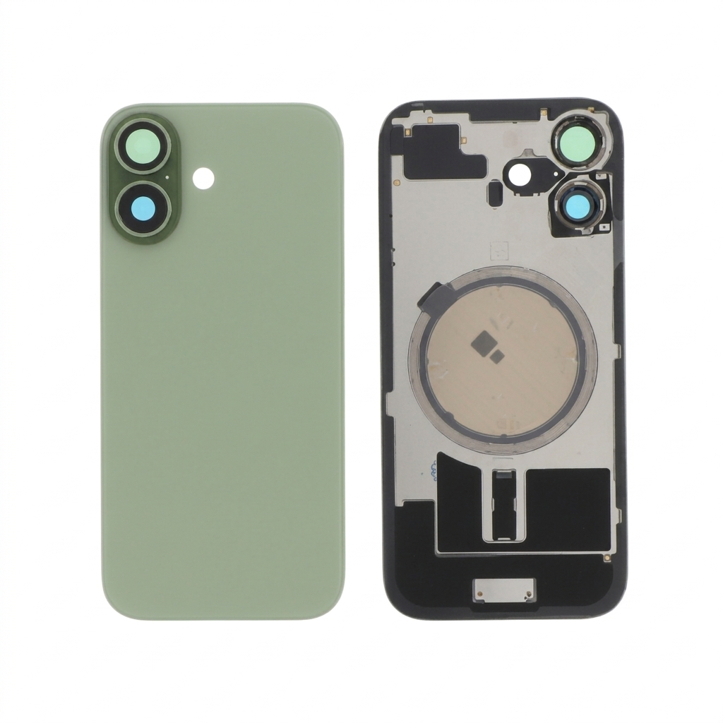Vitre Arrière Sauge iPhone 17 Sans Logo